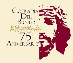 Logotipo 75 Aniversario Cofradía del Rollo